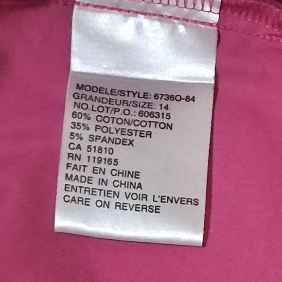 EUC TRIBAL Sz. 14 Purple Long Sleeve Button Down Shirt - Picture 11 of 12